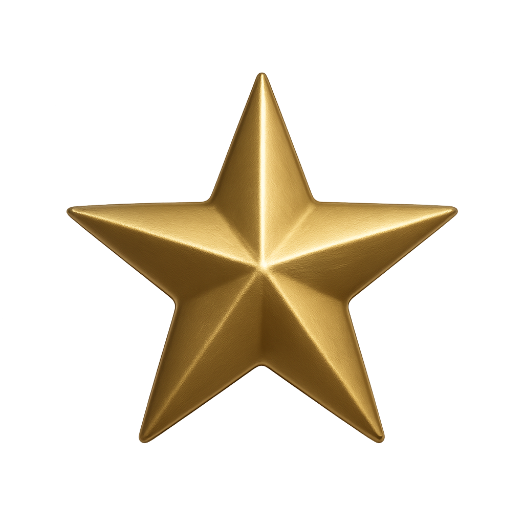 Golden Star Rating